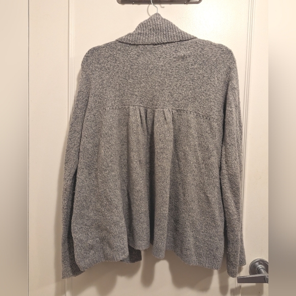 Gray BCBGMaxazria Drape Sweater - Picture 2 of 4